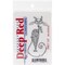 Deep Red Stamps Fancy Cat Rubber Cling Stamp 1.6 x 3.25 inches